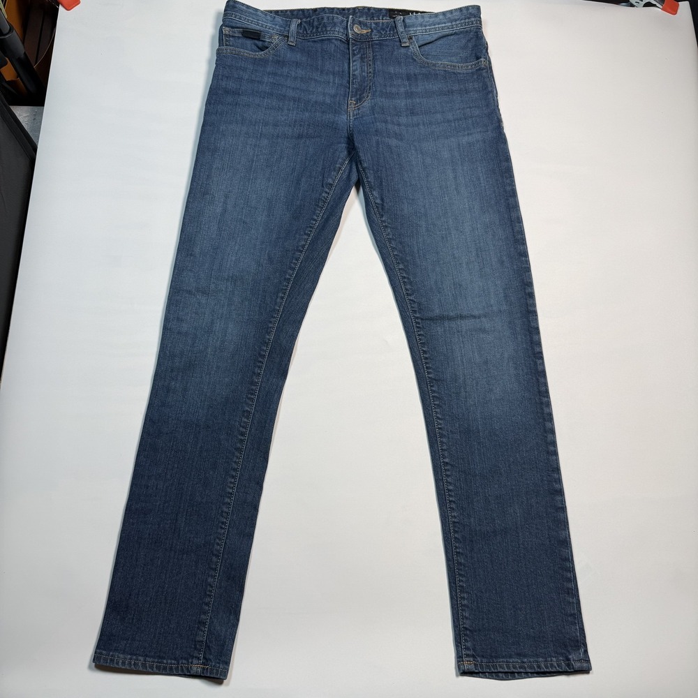 Armani Exchange Jeans Mens 33x30 Blue Skinny J14 Slim Fit Denim Casual